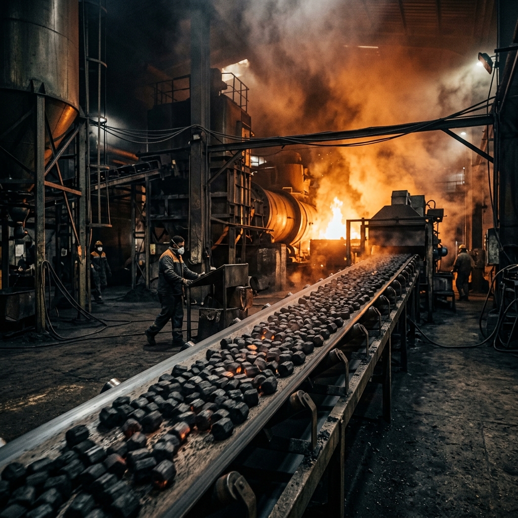 RINDJANICOAL charcoal briquette factory